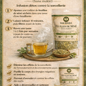 feuille de sene sana maki contre la sorcellerie mangee